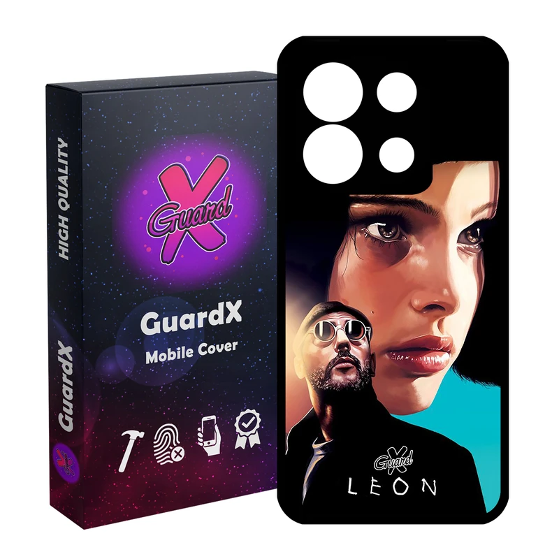 کاور گارد ایکس طرح Leon مدل Glass10322 مناسب برای گوشی موبایل شیائومی Redmi Note 13 5G