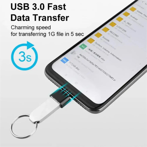 مبدل OTG USB به USB_C مدل BZA003