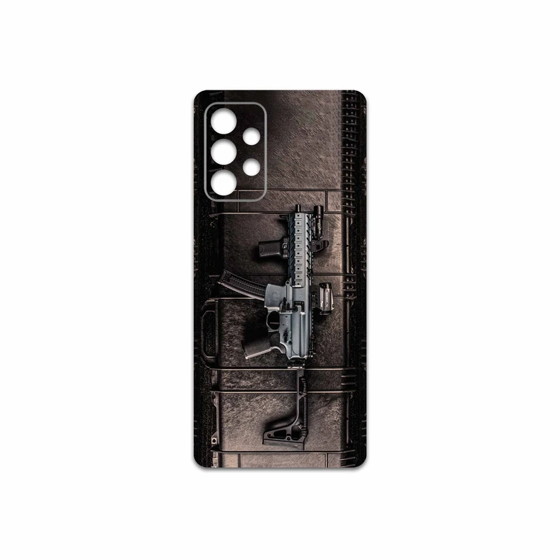 برچسب پوششی ماهوت مدل Gun مناسب برای گوشی موبایل سامسونگ Galaxy A52s 5G