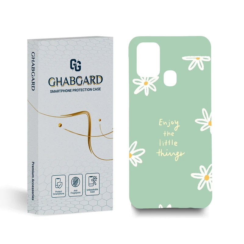 کاور گارد قاب مدل گل مناسب برای گوشی موبایل سامسونگ galaxy m31
