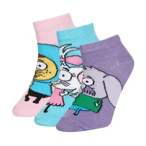 جوراب ساق کوتاه دخترانه دفکتو مدل 15