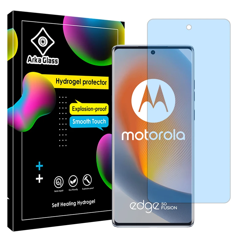 محافظ صفحه نمایش مات آنتی بلو آرکا گلس مدل Tough مناسب برای گوشی موبایل موتورولا Edge 50 Fusion