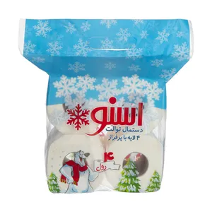 دستمال توالت اسنو کد 002 بسته 4 عددی