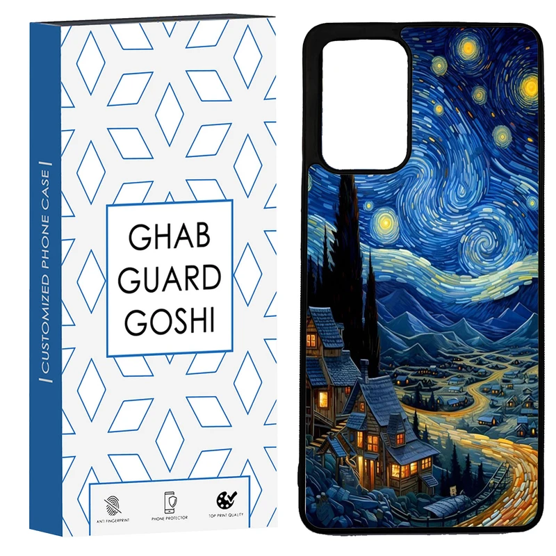 کاور قاب گارد گوشی طرح ونگوگ کد TPU-069 مناسب برای گوشی موبایل سامسونگ Galaxy A72