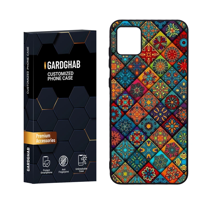 کاور گارد قاب مدل دورژله ای هنری مناسب برای گوشی موبایل سامسونگ Galaxy A04 4G