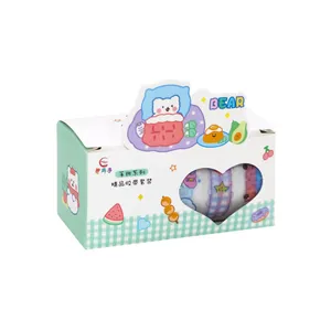 چسب نواری مدل واشی طرح Hony Bear عرض 1.5 سانتی متر مجموعه 5 عددی