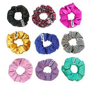 کش مو زنانه پاپلی مدل اسکرانچی بسته 9 عددی