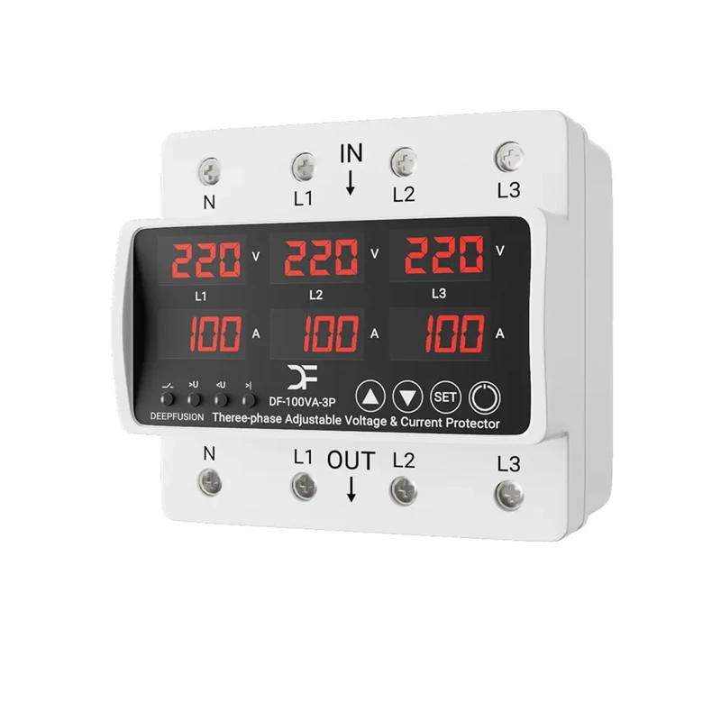 محافظ ولتاژ و جریان مدل DF 100VA 220