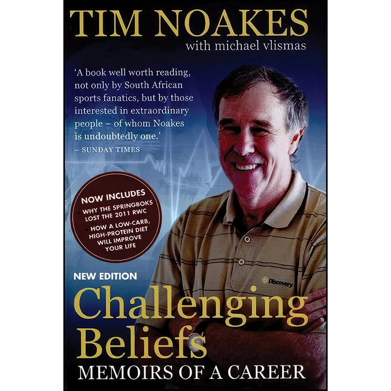 کتاب Challenging Beliefs اثر Noakes Tim and Michael Vlismas انتشارات Penguin Random House South Africa