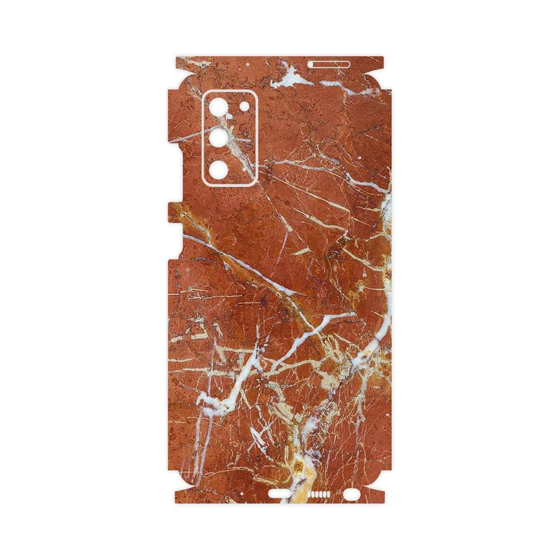 برچسب پوششی ماهوت مدل Red Marble-FullSkin مناسب برای گوشی موبایل سامسونگ Galaxy Note 20