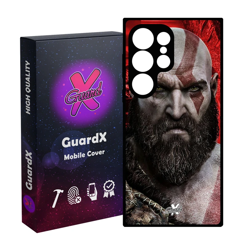کاور گارد ایکس طرح God of War مدل 10035 مناسب برای گوشی موبایل سامسونگ Galaxy S25 Ultra