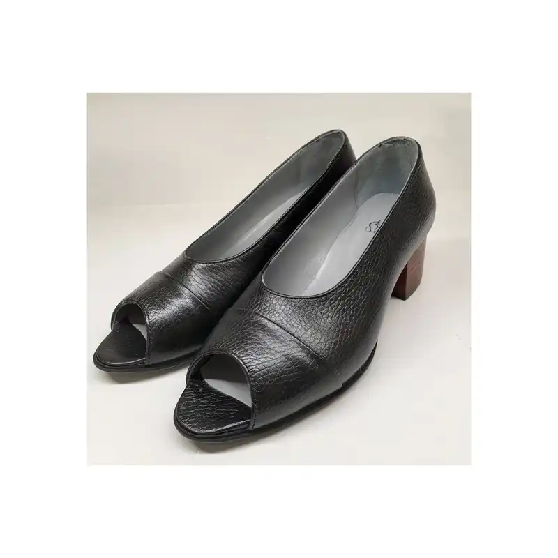 کفش زنانه سرزمین چرم کد 1483 رنگ مشکی