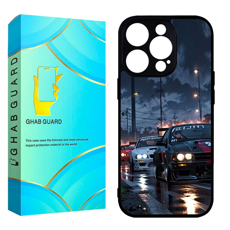 کاور قاب گارد طرح ماشین مدل GCHP15P مناسب برای گوشی موبایل اپل iPhone 15 Pro