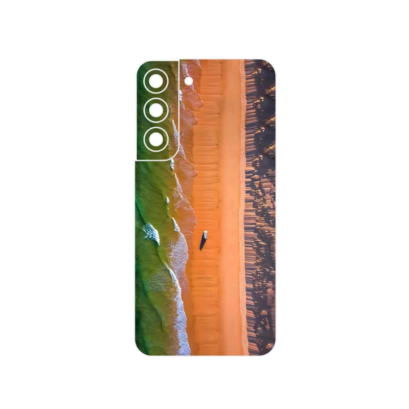 برچسب پوششی ماهوت مدل Beach and Green Sea مناسب برای گوشی موبایل سامسونگ Galaxy S22 5G