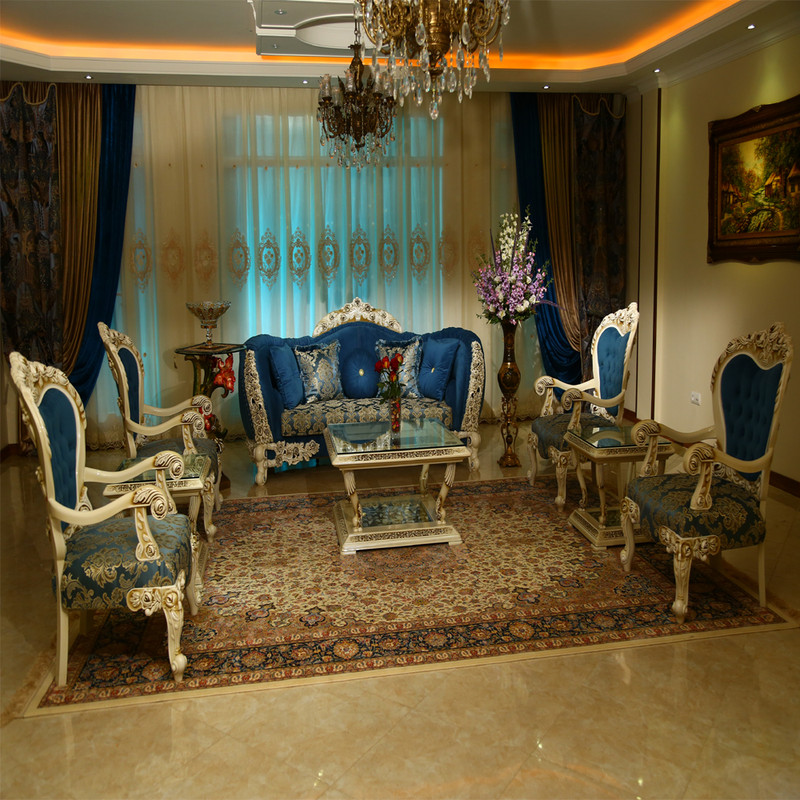 مبلمان راحتی 7 نفره مدل رز