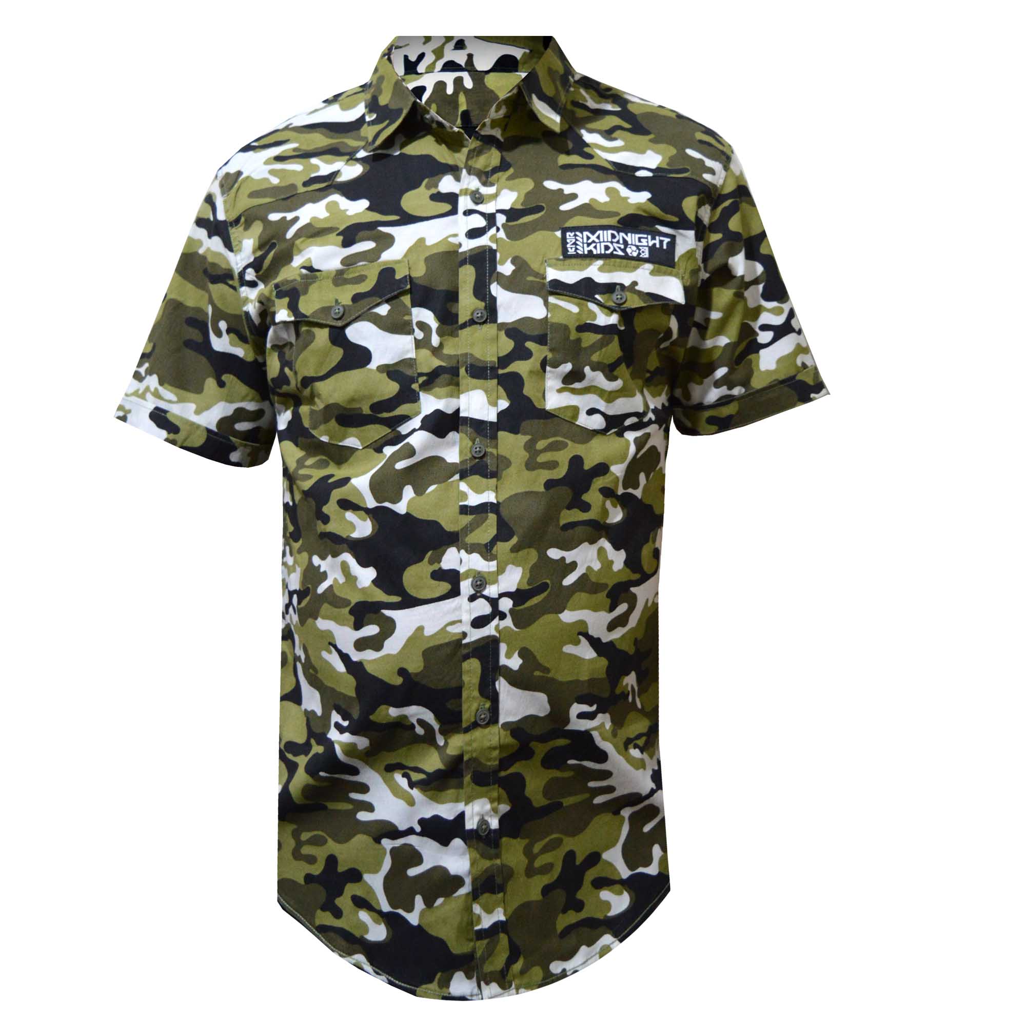 پیراهن آستین کوتاه مردانه  طرح ارتشی مدل 501