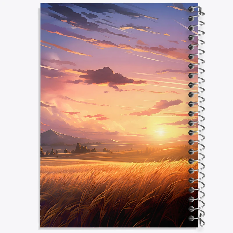 دفتر نقاشی 50 برگ خندالو طرح منظره غروب کد F5276