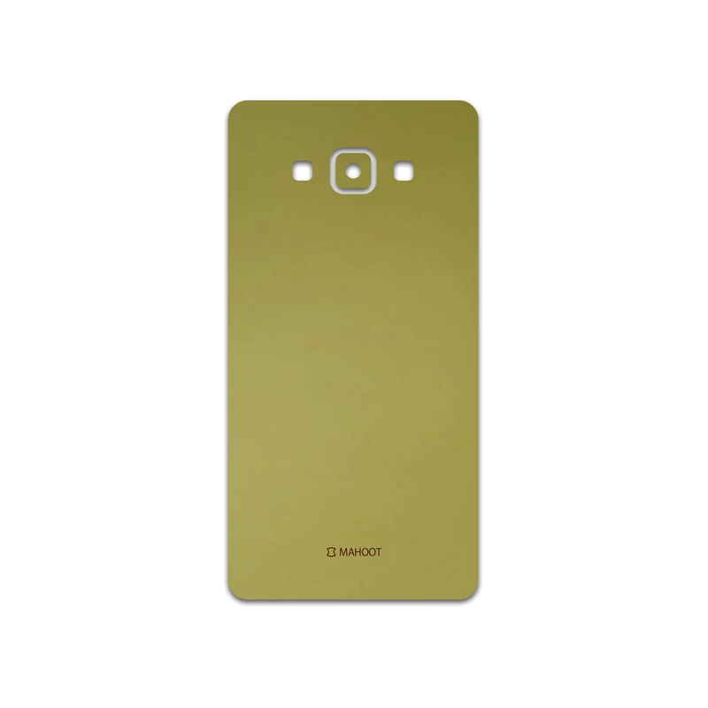 برچسب پوششی ماهوت مدل Matte-Gold مناسب برای گوشی موبایل سامسونگ Galaxy A7 2015