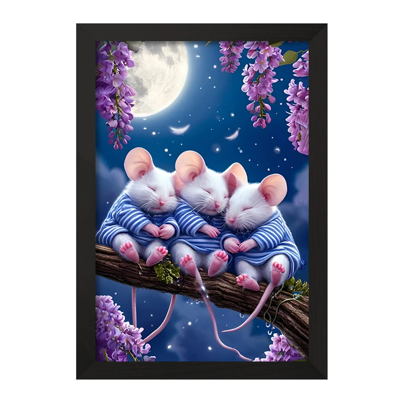 تابلو خندالو مدل موش های کوچولو کد F9190