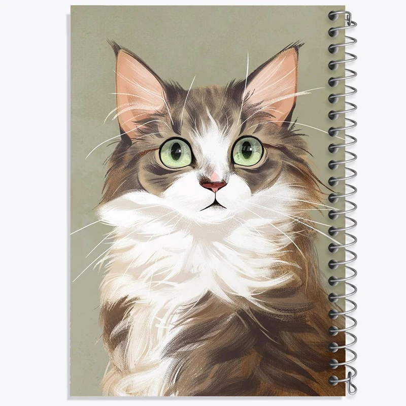 دفتر مشق 100 برگ خندالو طرح گربه کد 28232