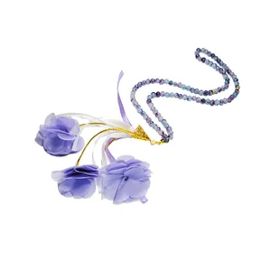 تسبیح مدل گلدار اورانوس