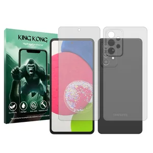 King Kong Tough model transparent screen protector suitable for Samsung Galaxy A52s 5G mobile phone along with the back protector