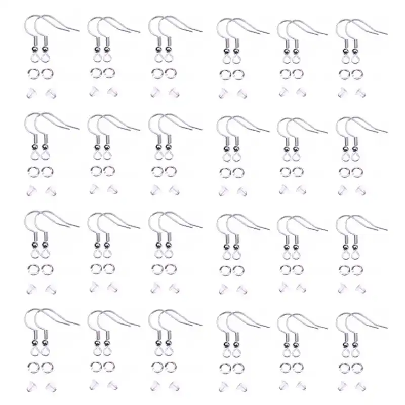 پایه گوشواره و حلقه کد 066 بسته 144 عددی