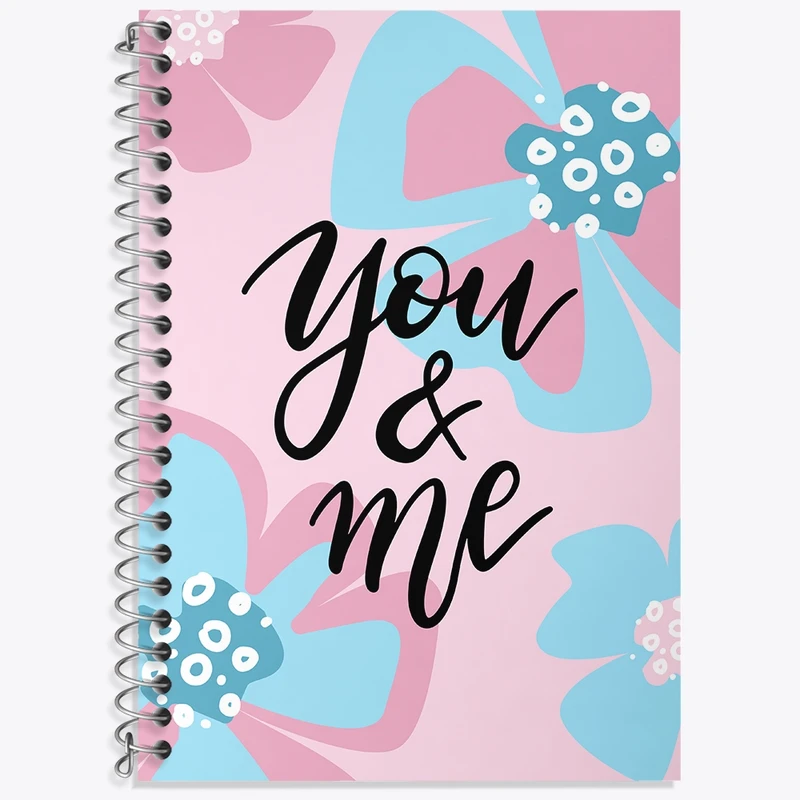 دفتر لغت 50 برگ خندالو طرح You And Me کد N131