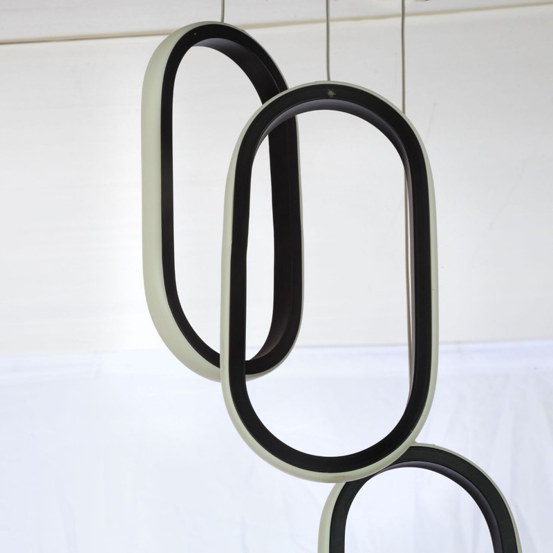 چراغ آویز چشمه نور کد L6407/3BK
