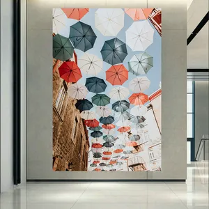 پوستر طرح چترها مدل رنگارنگ کد AR22960
