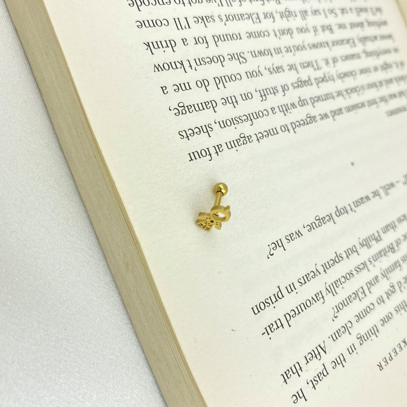 پیرسینگ گوش زنانه مدل فضانورد کد P4266