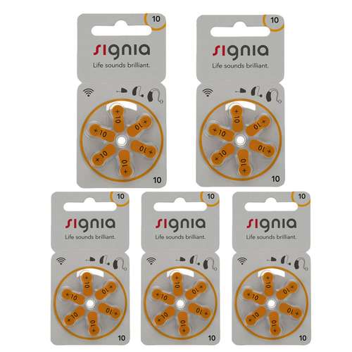 باتری سمعک سیگنیا مدل 10 بسته 30 عددی