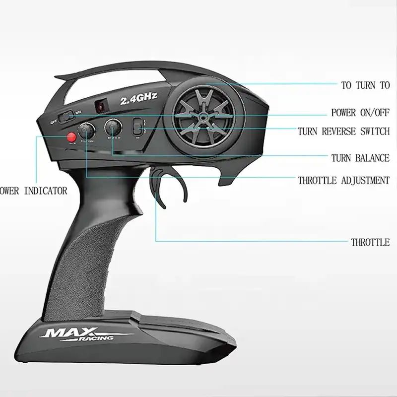 ماشین بازی کنترلی اچ بی تویز مدل ZP1008 طرح تویوتا اف جی کروز رالی