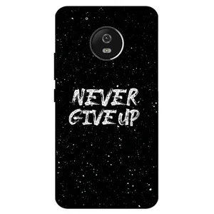 Megafone Never give up 1871 Cover For Motorola Moto G5S Plus