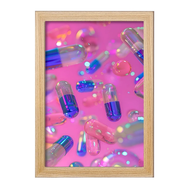 تابلو خندالو مدل پترن قرص کد F11594