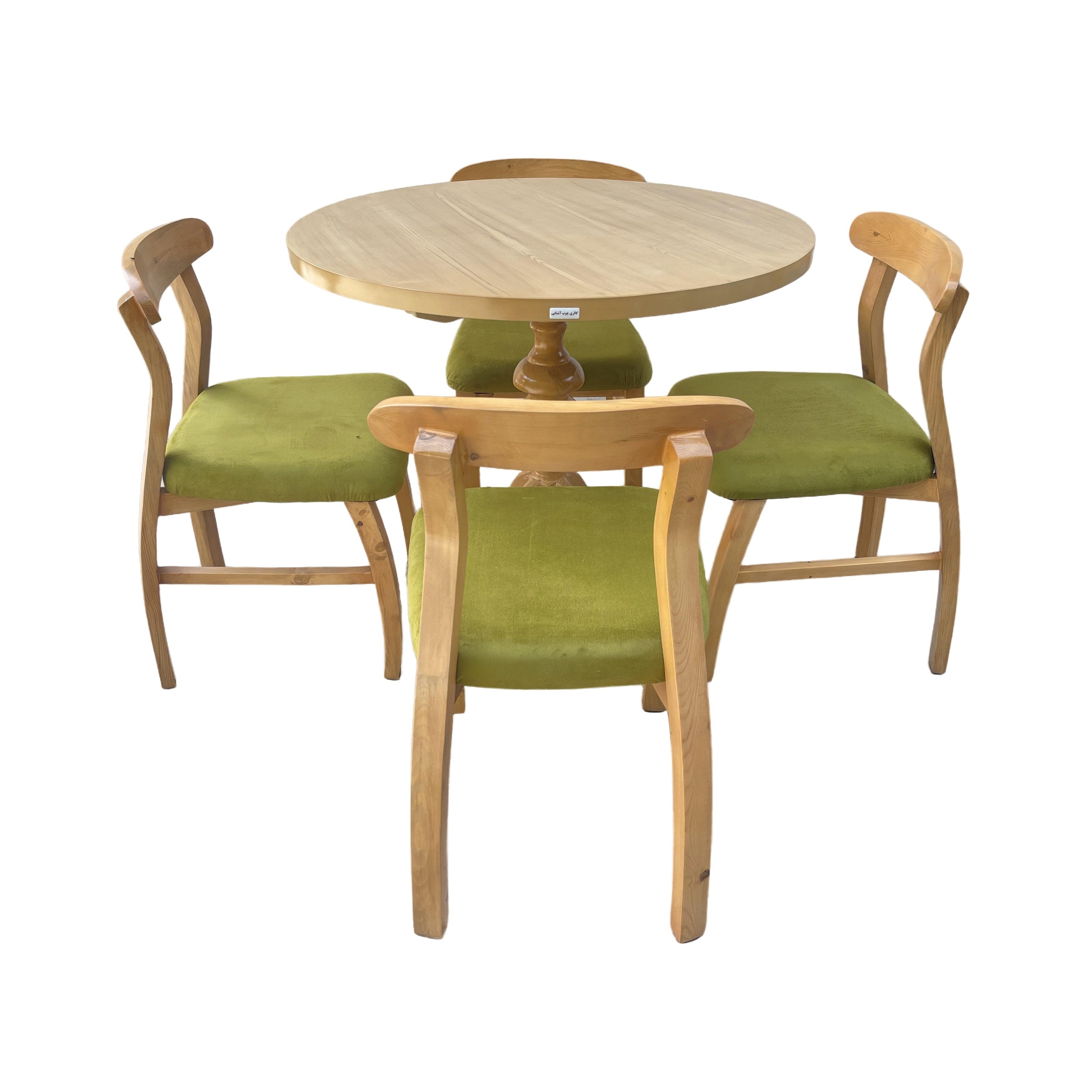 میز و صندلی ناهارخوری 4 نفره گالری چوب آشنایی مدل Khod-Kh-Payegol