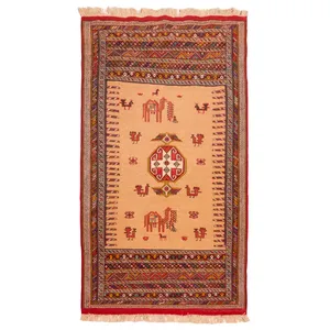 گلیم دستباف کناره طول دو متر سی پرشیا کد 188031