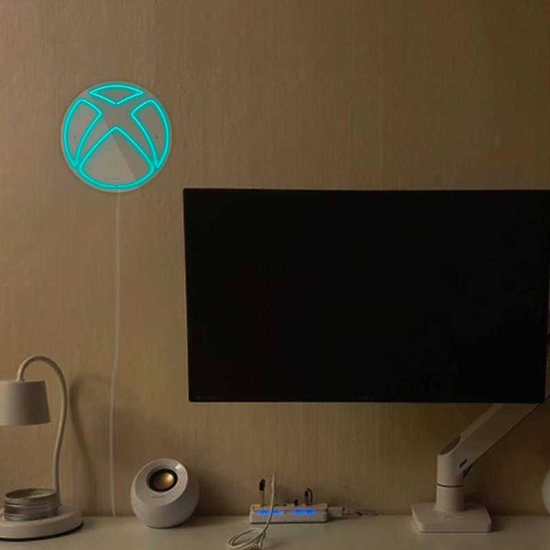 چراغ دیواری نئون دیزاین طرح Xbox-GL_TBL