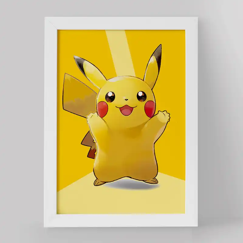 تابلو خندالو مدل پیکاچو انیمه پوکمون کد 17408