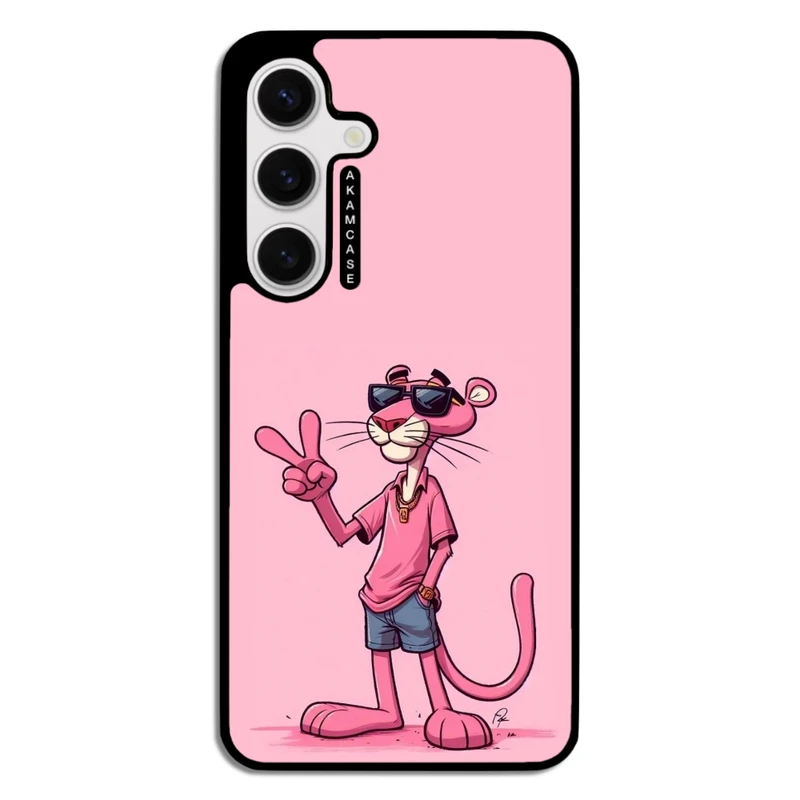 کاور آکام مدل AMC-WSGS24-PINK PANTHER10 مناسب برای گوشی موبایل سامسونگ Galaxy S24