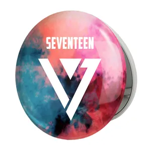 آینه جیبی خندالو طرح گروه سونتین Seventeen مدل تاشو کد 12499 