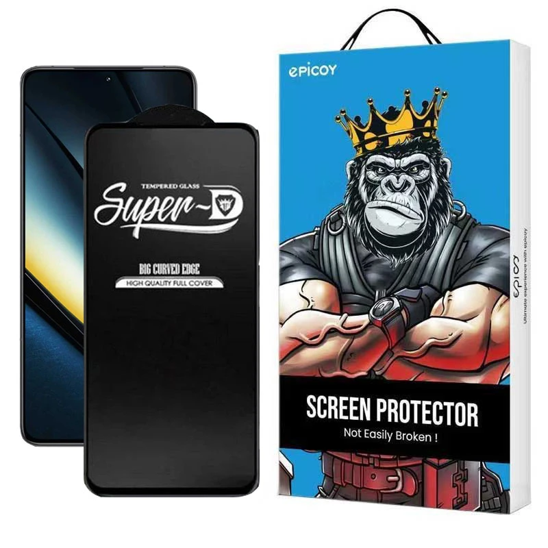 محافظ صفحه نمایش اپیکوی مدل Super 5D مناسب برای گوشی موبایل شیائومی Poco F6 Pro/ Poco F6/ Redmi Turbo 3