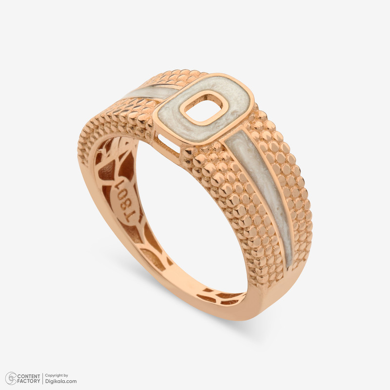 انگشتر طلا 18 عیار زنانه گلدم مدل R355014