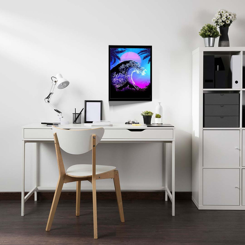 تابلو مدل GREAT WAVE کد F-7010