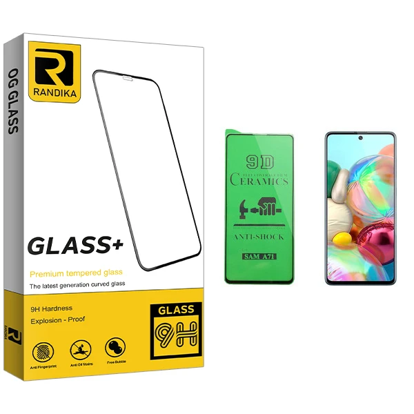 محافظ صفحه نمایش سرامیکی راندیکا مدل GLD مناسب برای گوشی موبایل سامسونگ Galaxy A71