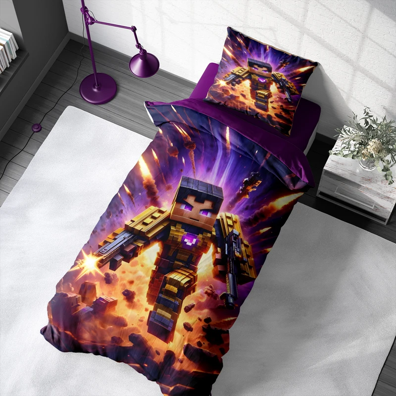 سرویس خواب 1 نفر 4 تکه مدل دیجیتال