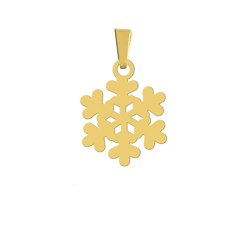 آویز گردنبند هایکا مدل دانه برف کد a.h 36