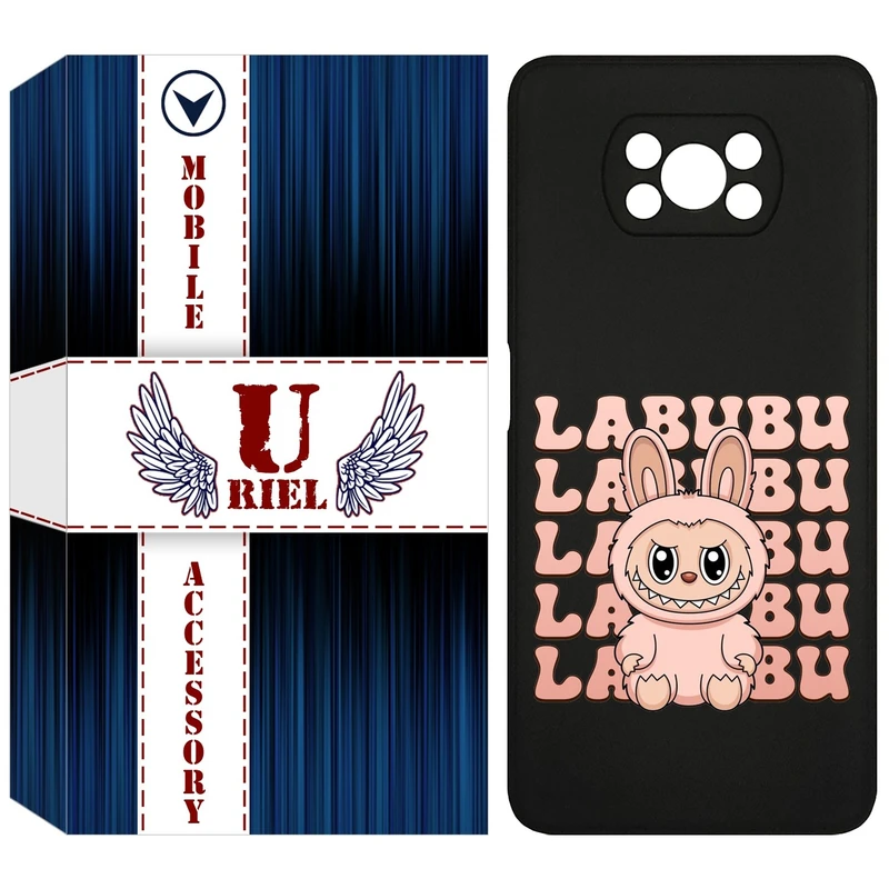 کاور یوریل قاب مدل KSH کد 133 طرح عروسک لبوبو مناسب برای گوشی موبایل شیائومی Poco X3 / X3 Pro