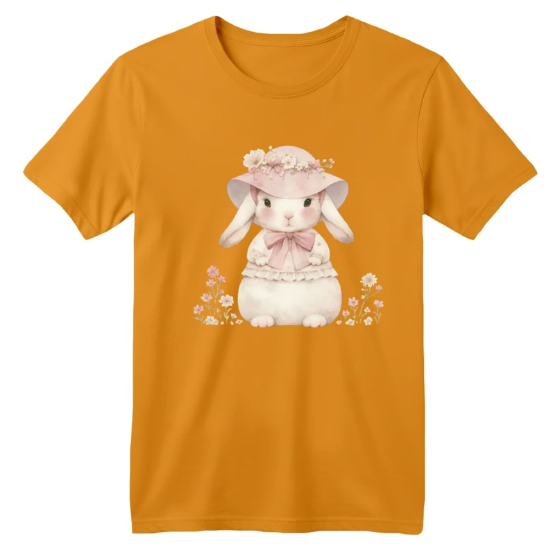 تی شرت آستین کوتاه بچگانه مدل خرگوش تپل