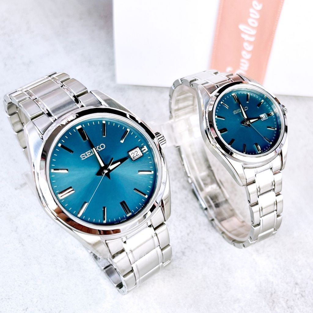 ست ساعت مچی عقربه ای  زنانه و مردانه سیکو مدل sur535p1